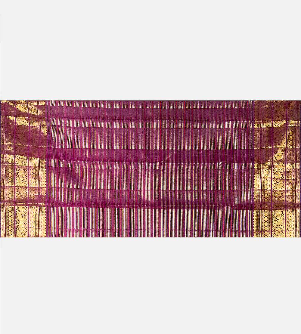Mint Green Kanchipuram Silk Saree