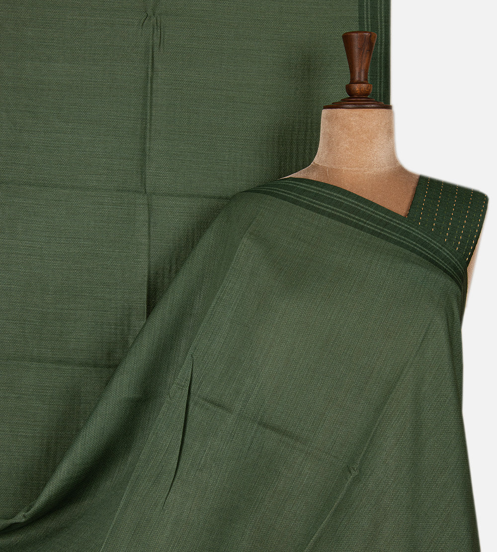 Green Moonga Tussar Saree
