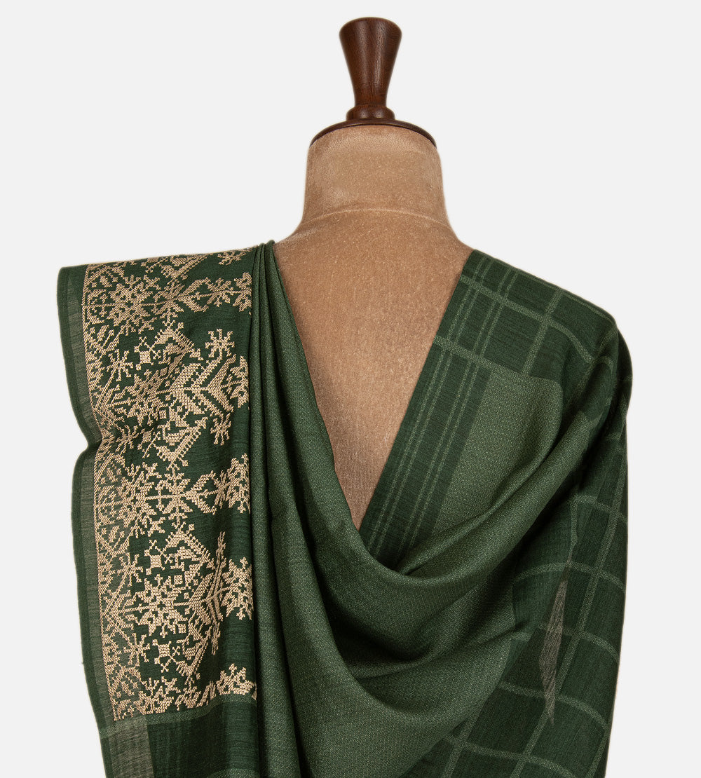 Green Moonga Tussar Saree