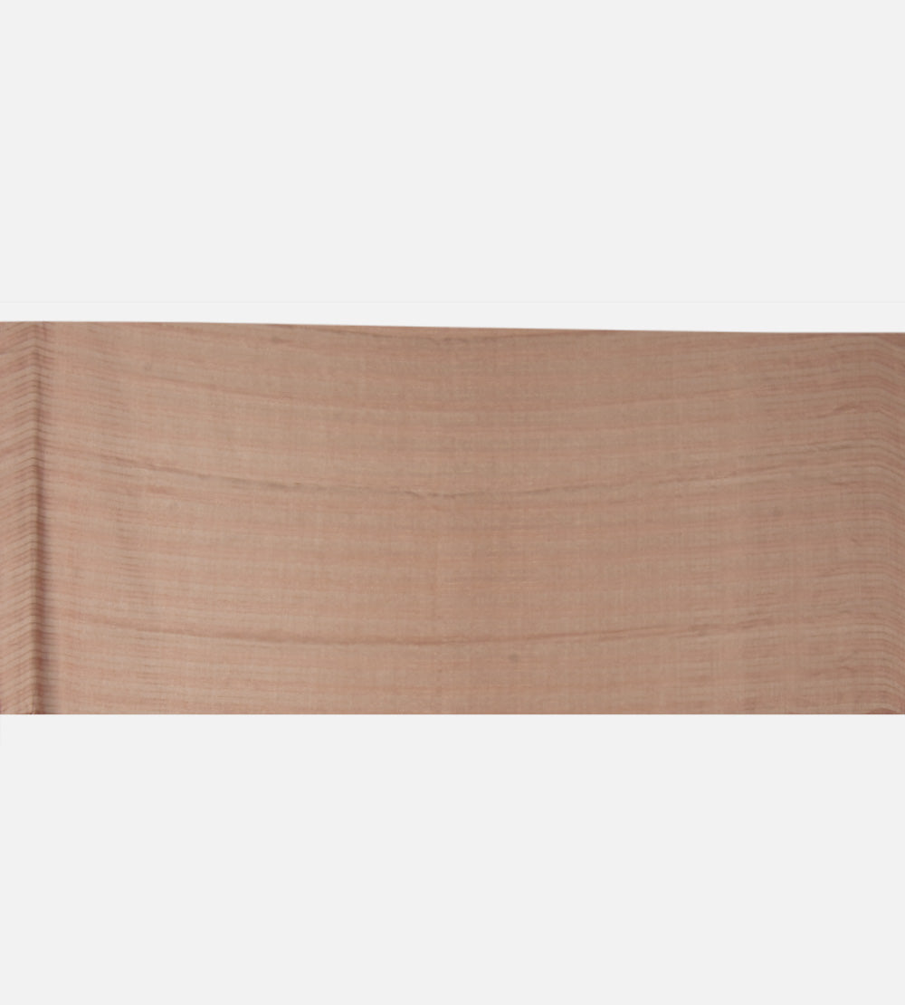 Muted rose-brown georgette saree