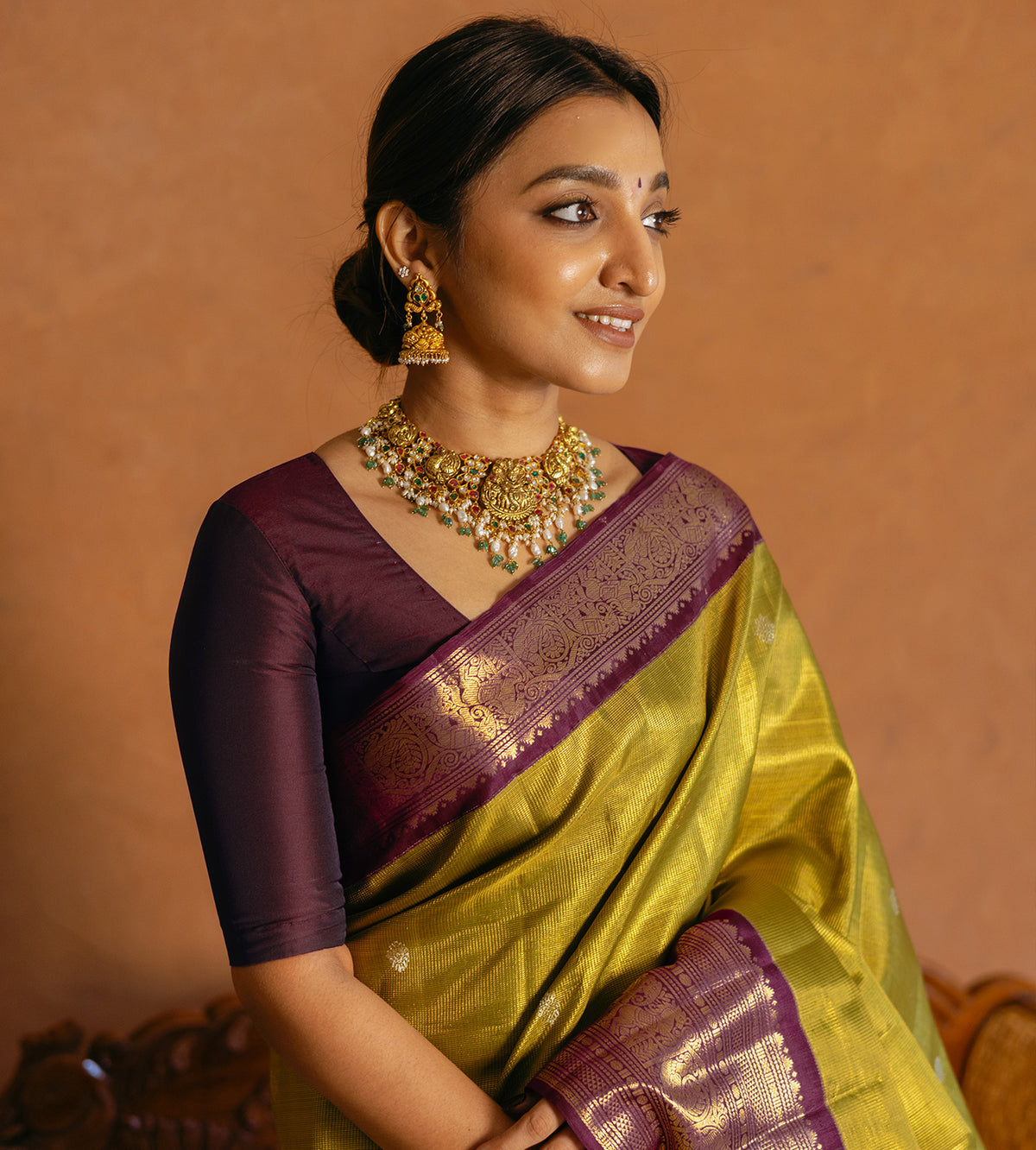 Green Kanchipuram Silk Saree