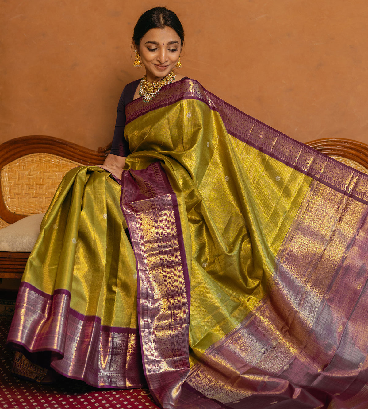 Green Kanchipuram Silk Saree