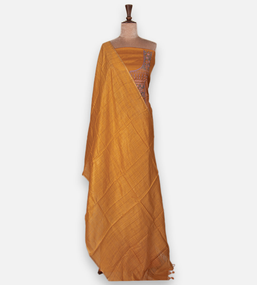 Yellow Tussar Salwar