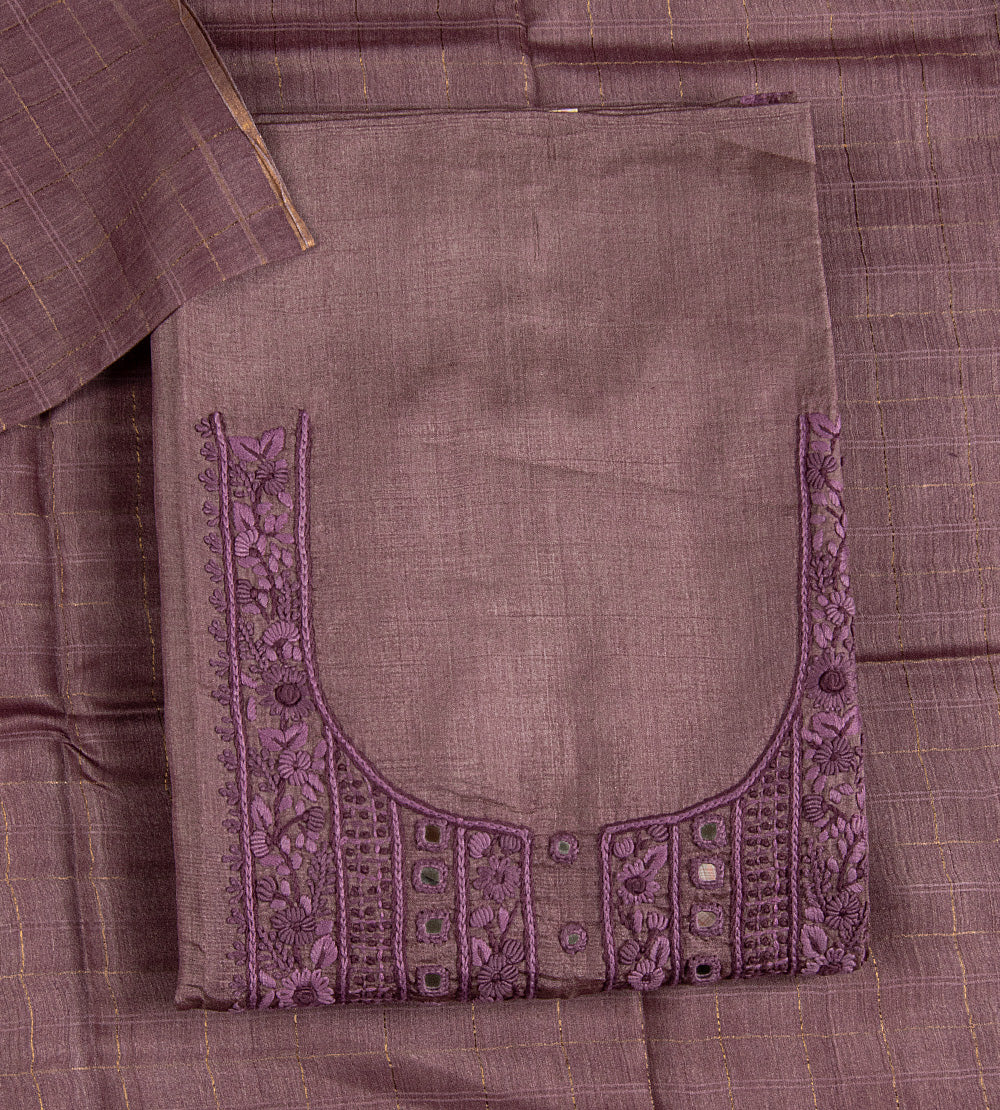 Mauve Tussar Salwar