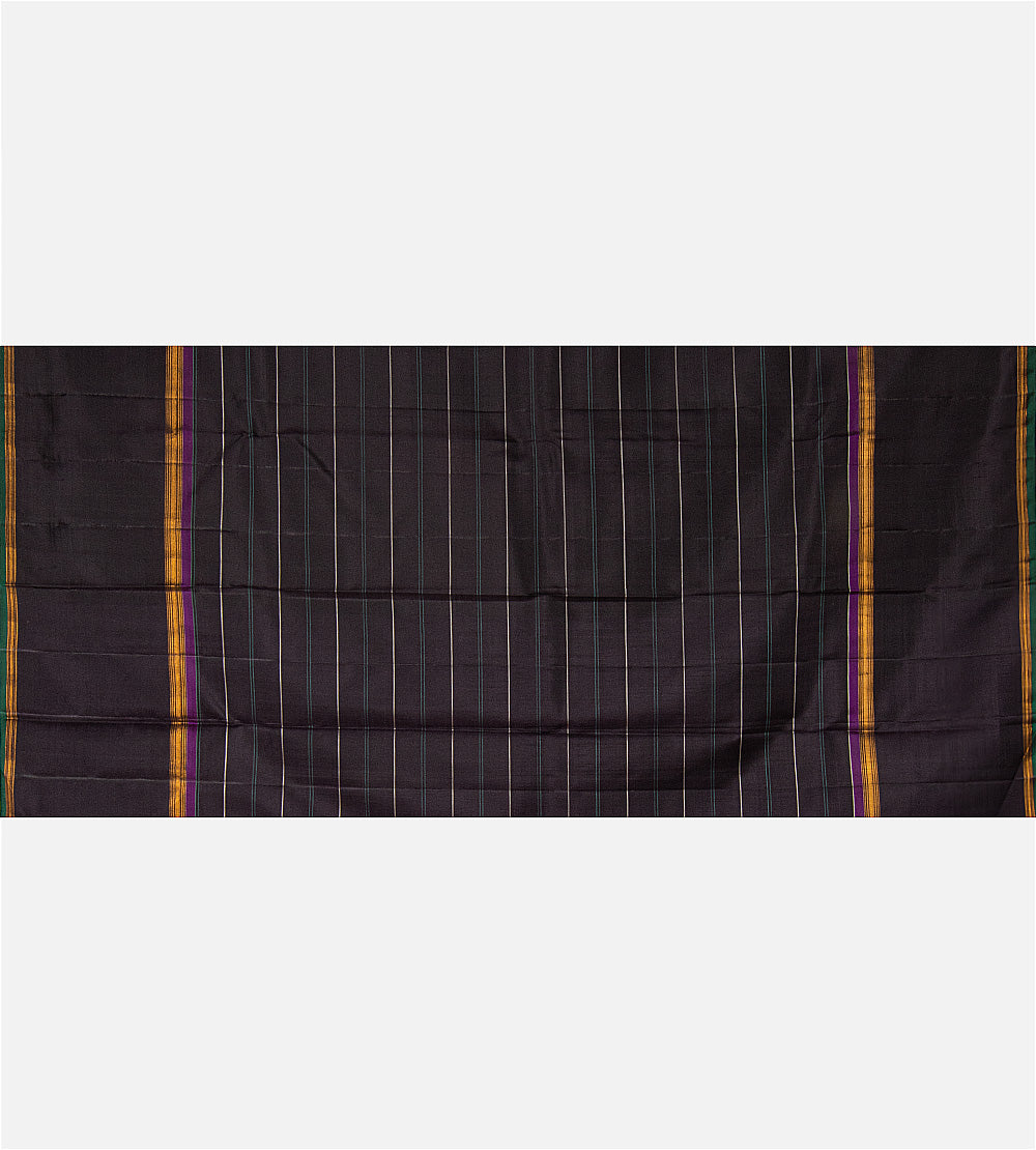 Purple Kanchipuram Silk Saree