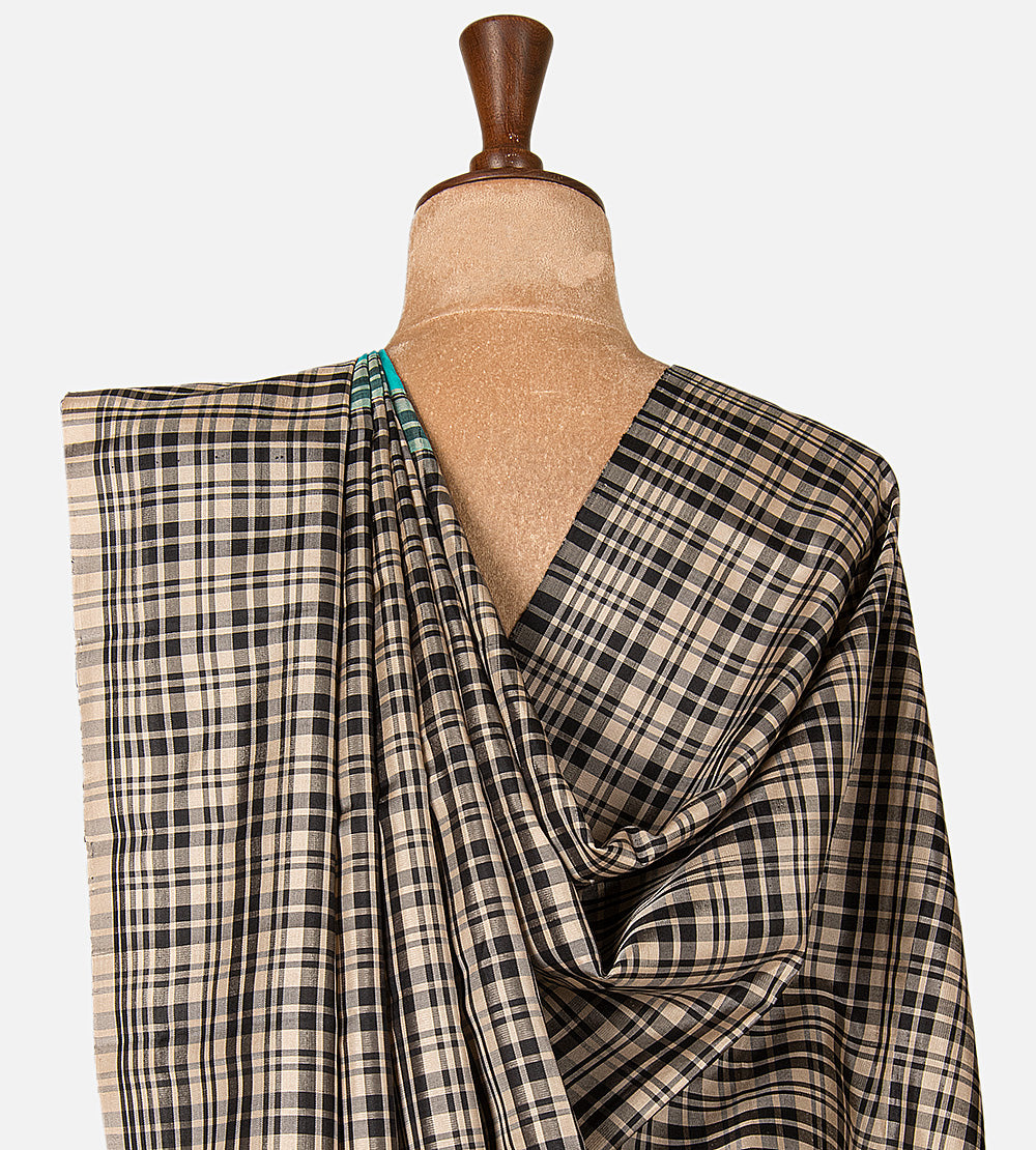 Blue Gadwal Silk Saree