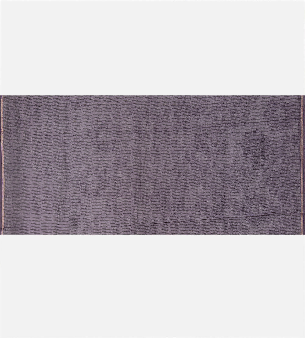 Light Purple Chanderi Cotton Saree