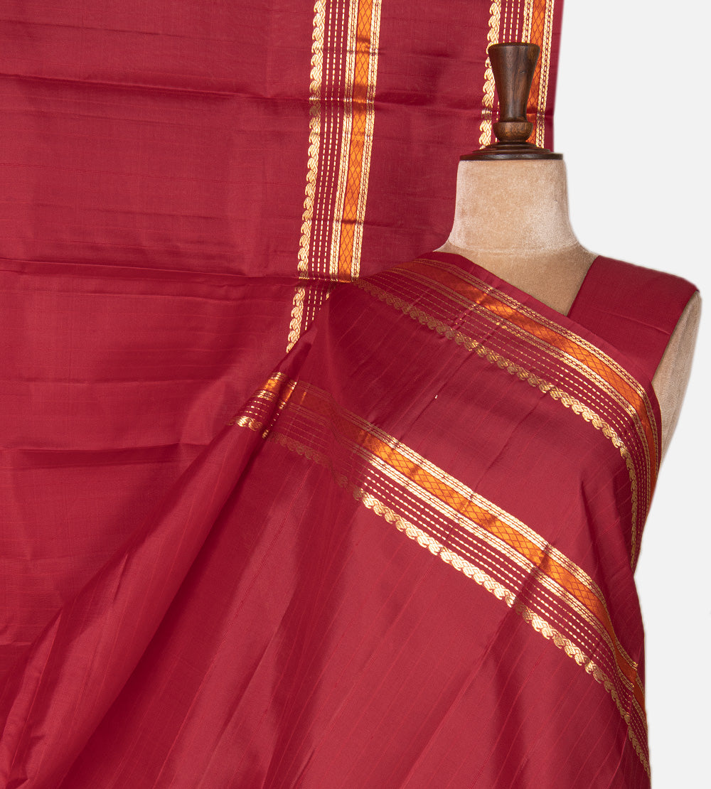 Red Kanchipuram Silk Saree