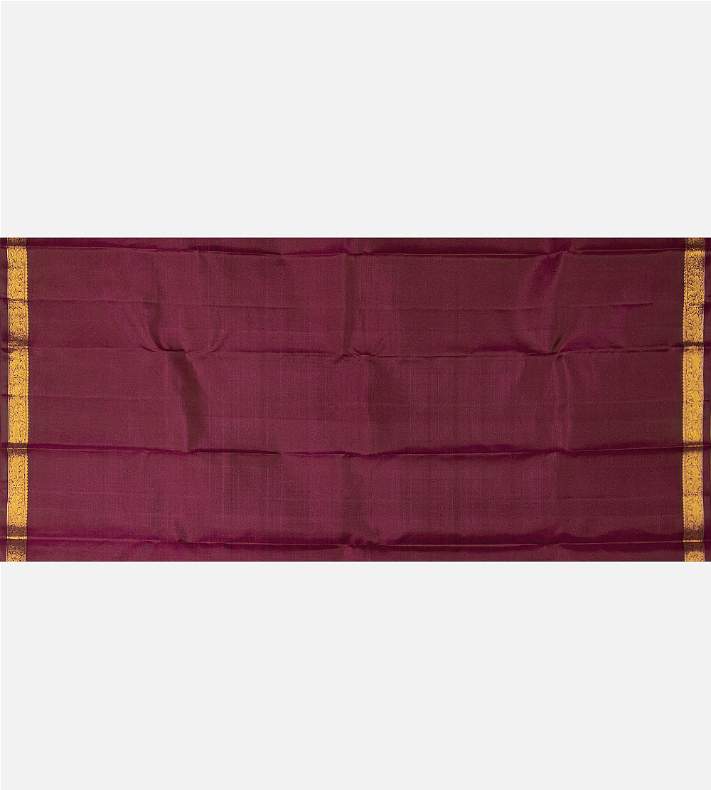 Grey Kanchipuram Silk Saree