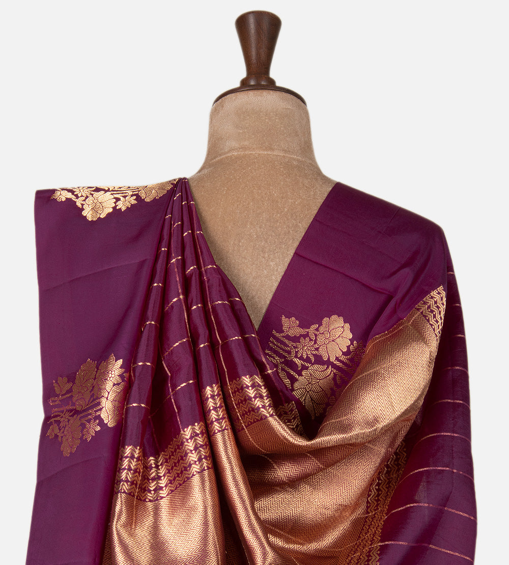 Pink Banarasi Kattan Silk Saree