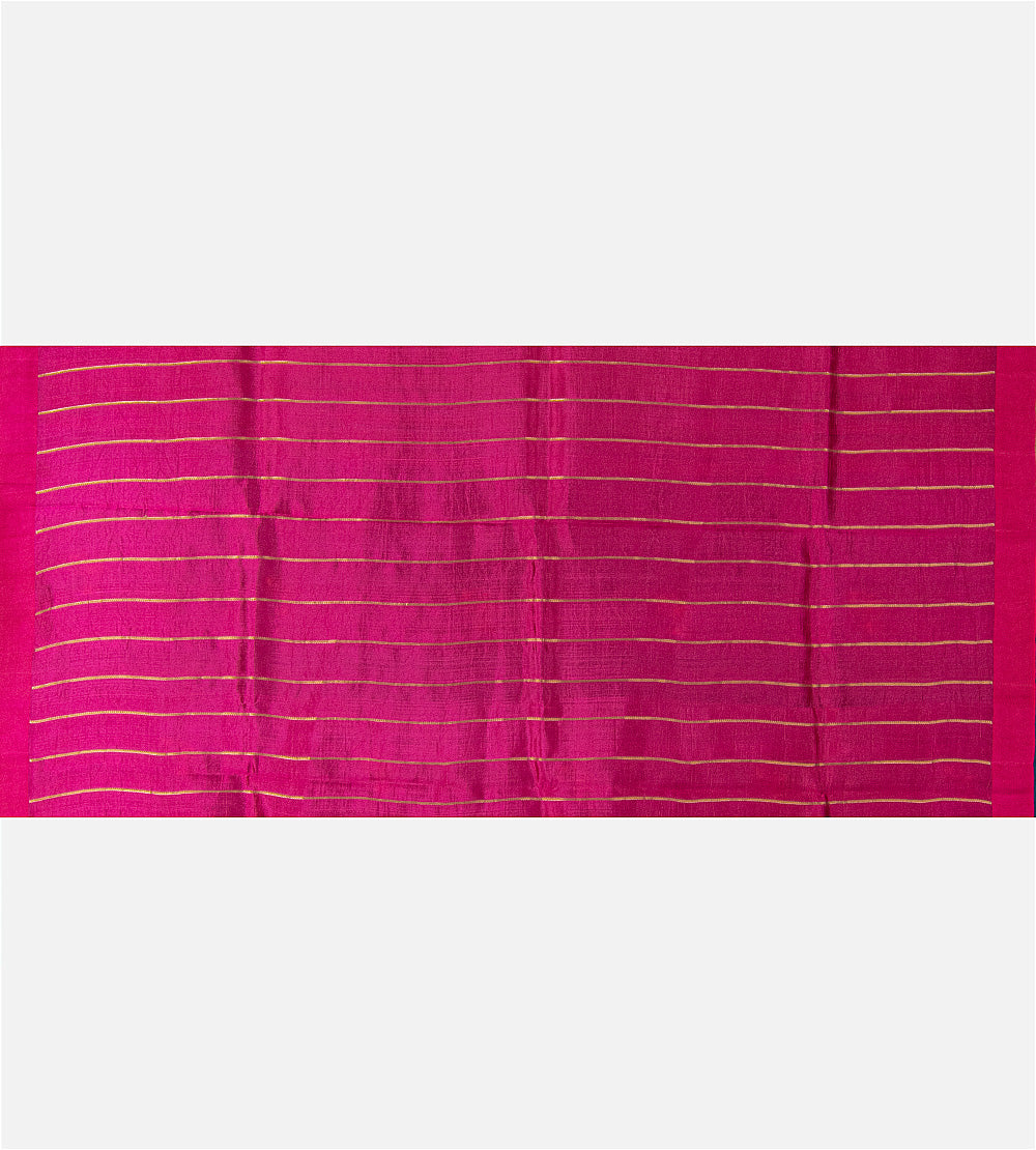 Blue Banarasi Kattan Silk Saree