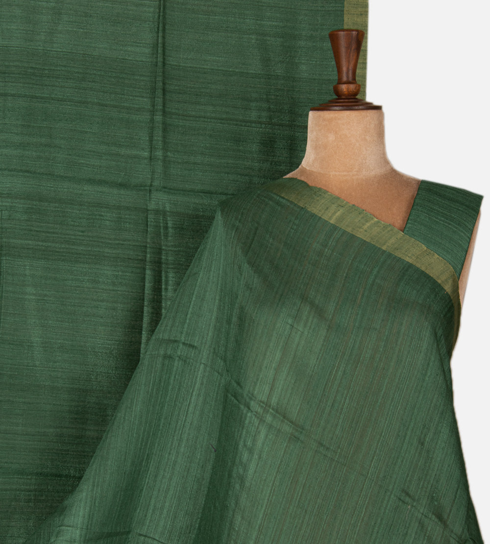 Green Bailou Tussar Saree