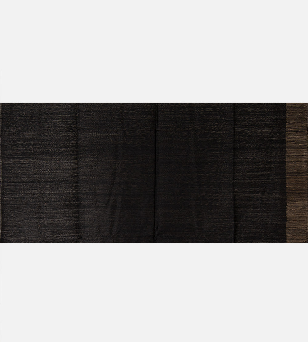 Black Tussar Organza Saree