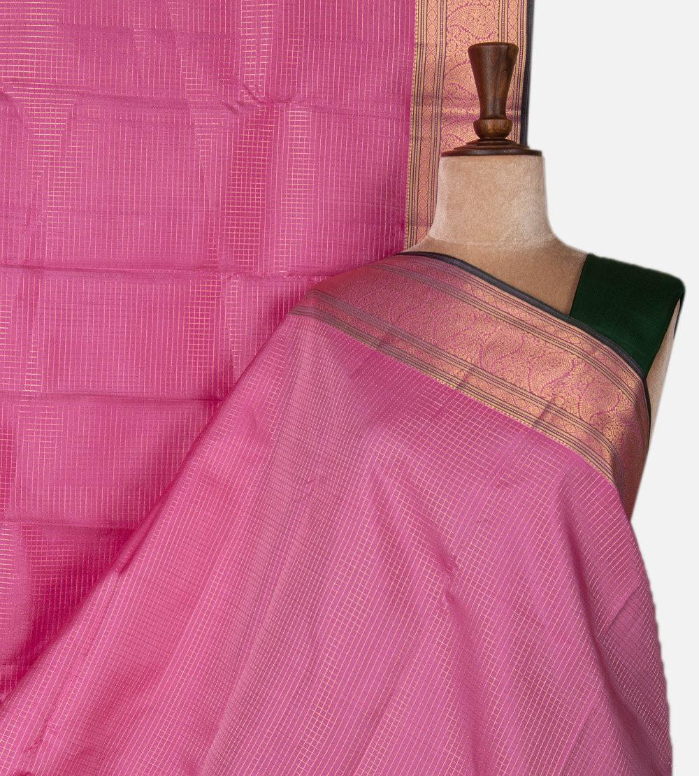 Pink Soft Silk Saree