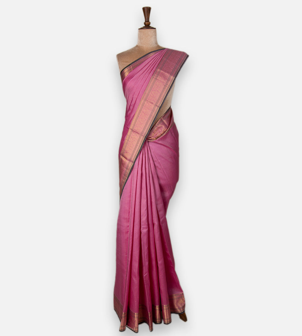 Pink Soft Silk Saree