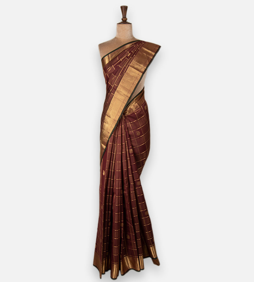 Maroon Soft Silk Saree