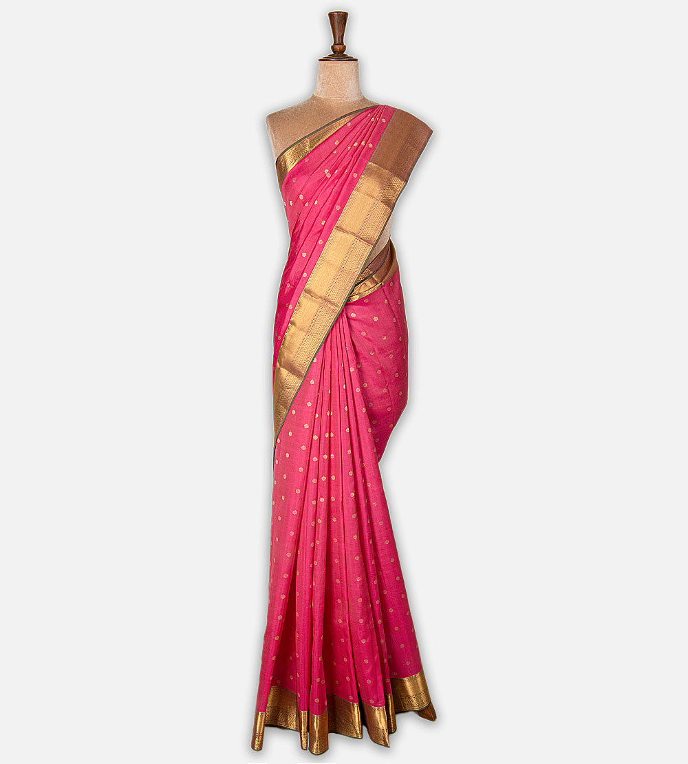 Pink Soft Silk Saree