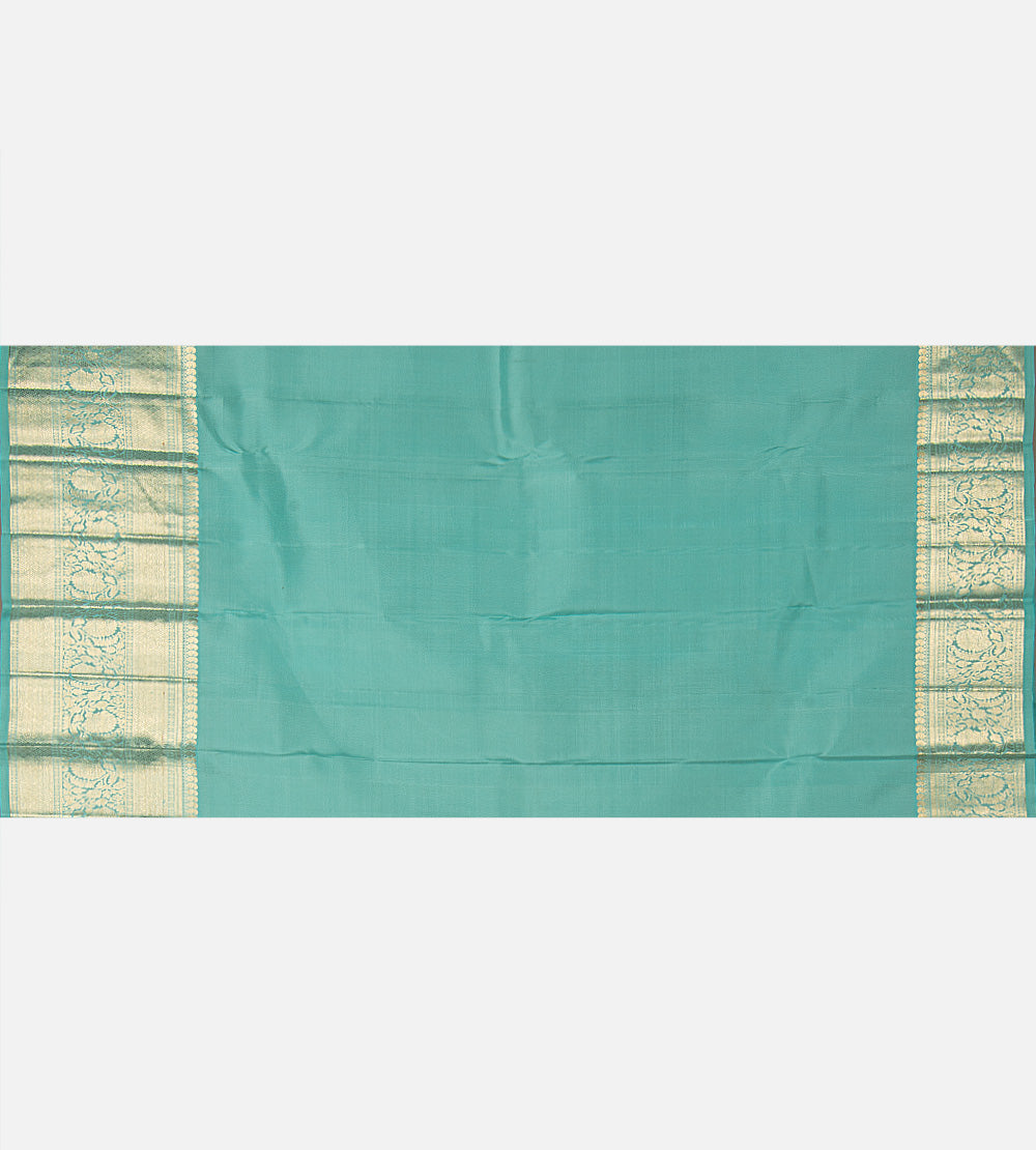 Blue Kanchipuram Silk Saree