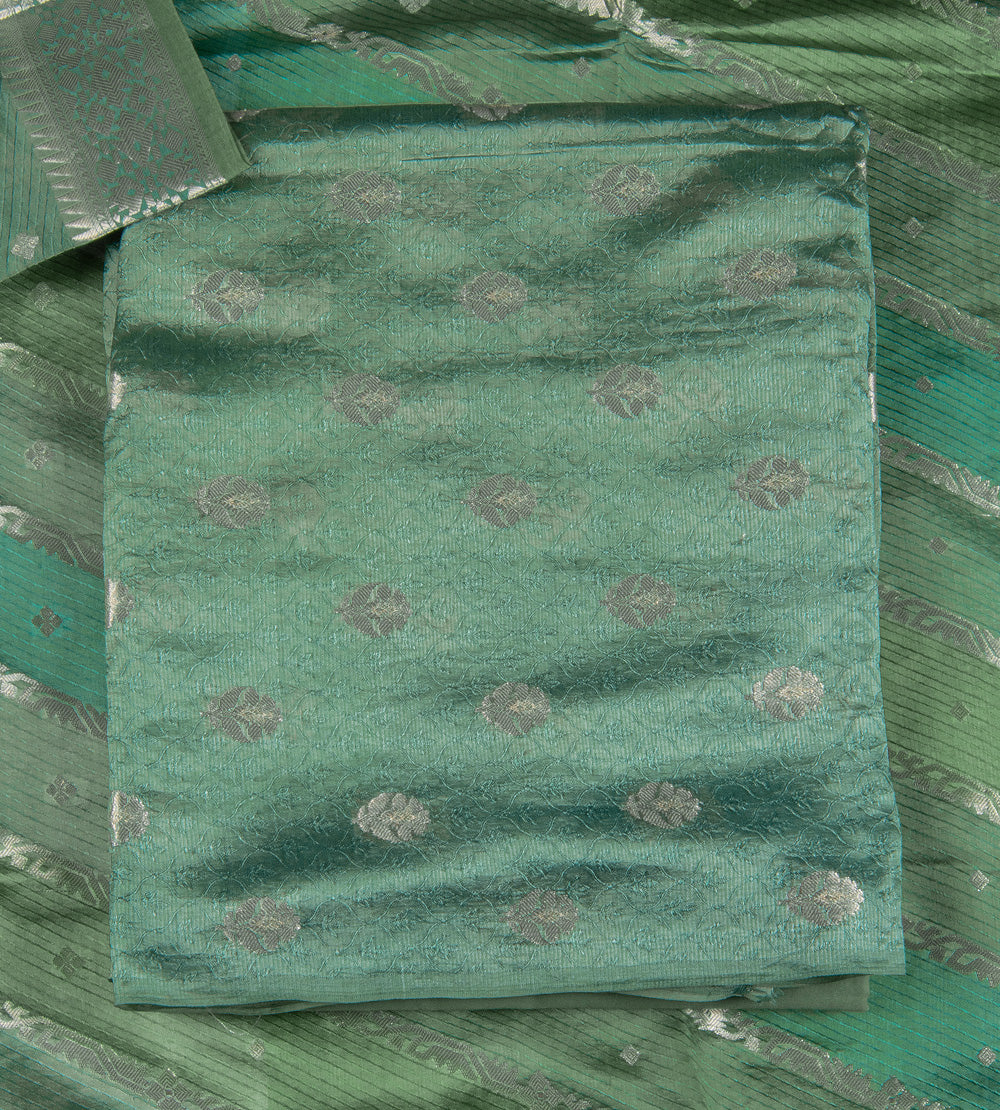 Blue Chaniya Silk Salwar