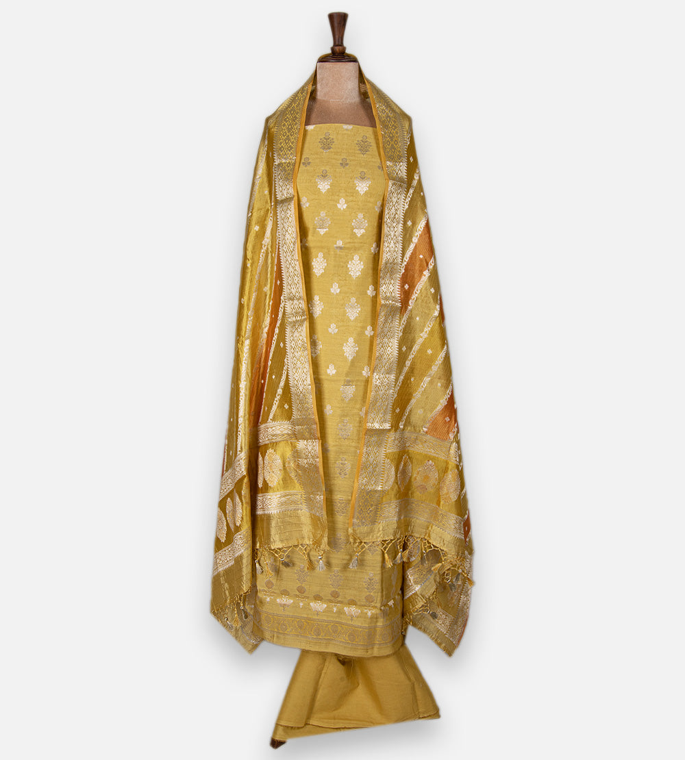 Yellow Chaniya Silk Salwar
