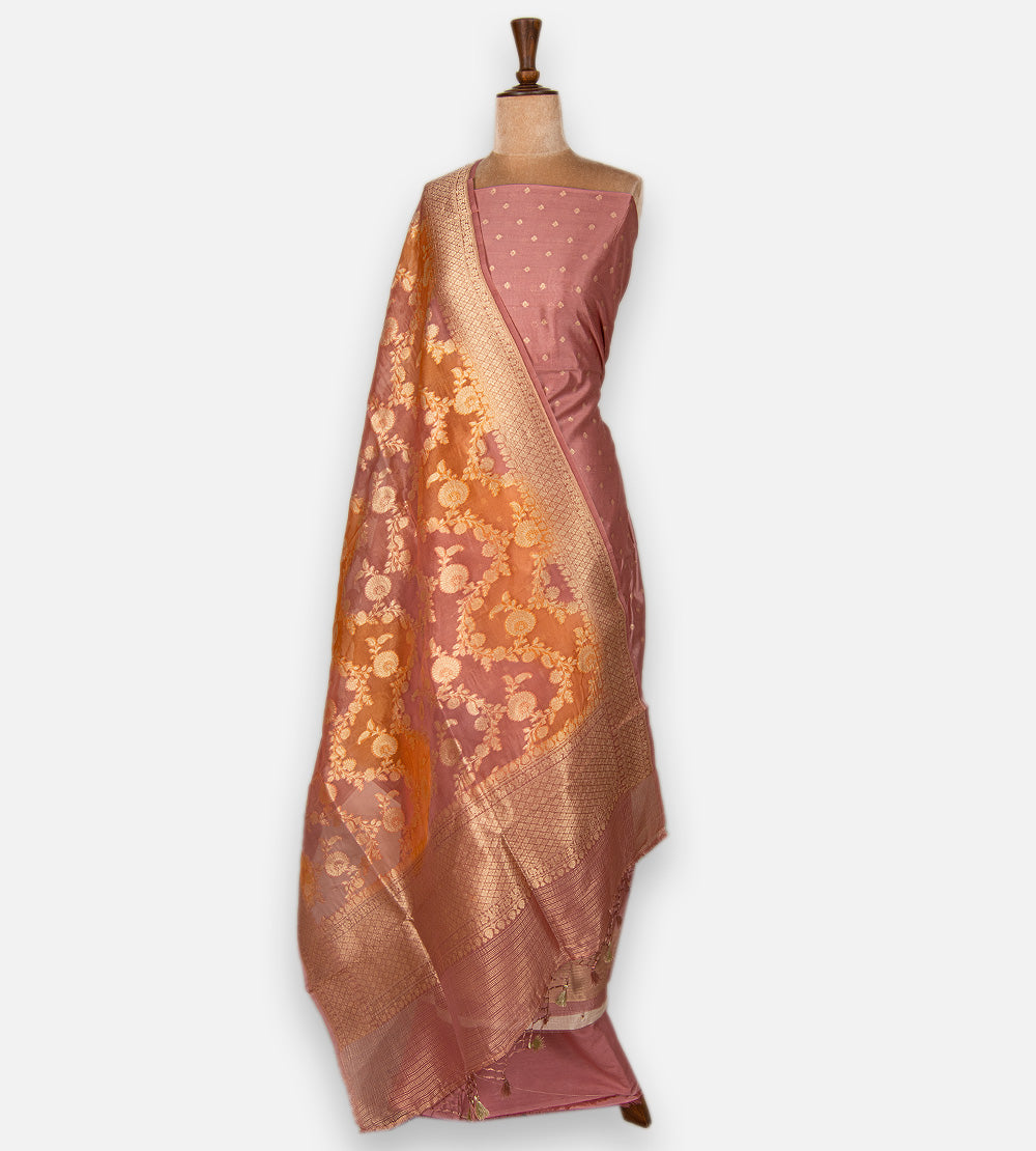 Pink Chaniya Silk Salwar