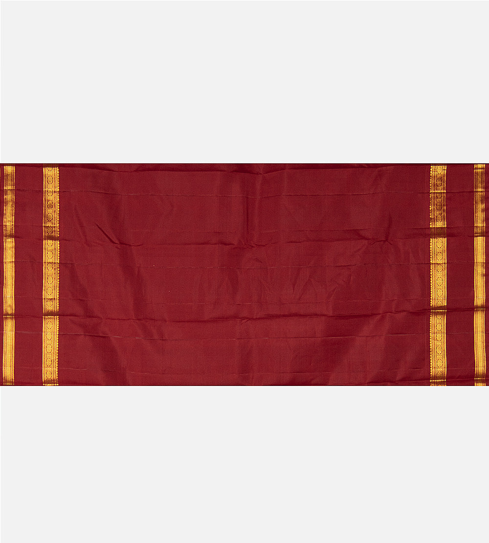 Multicolour Kanchipuram Silk Saree