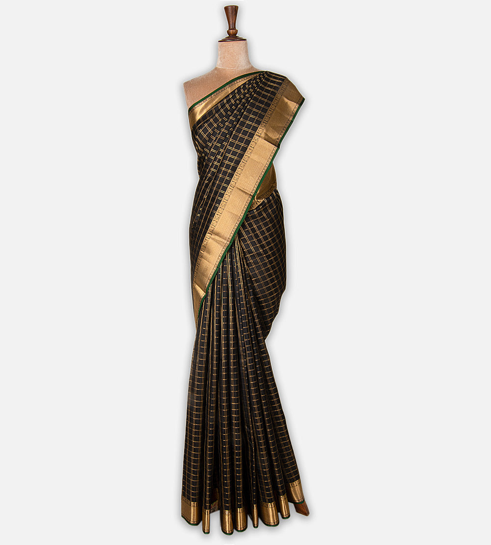 Black Soft Silk Saree
