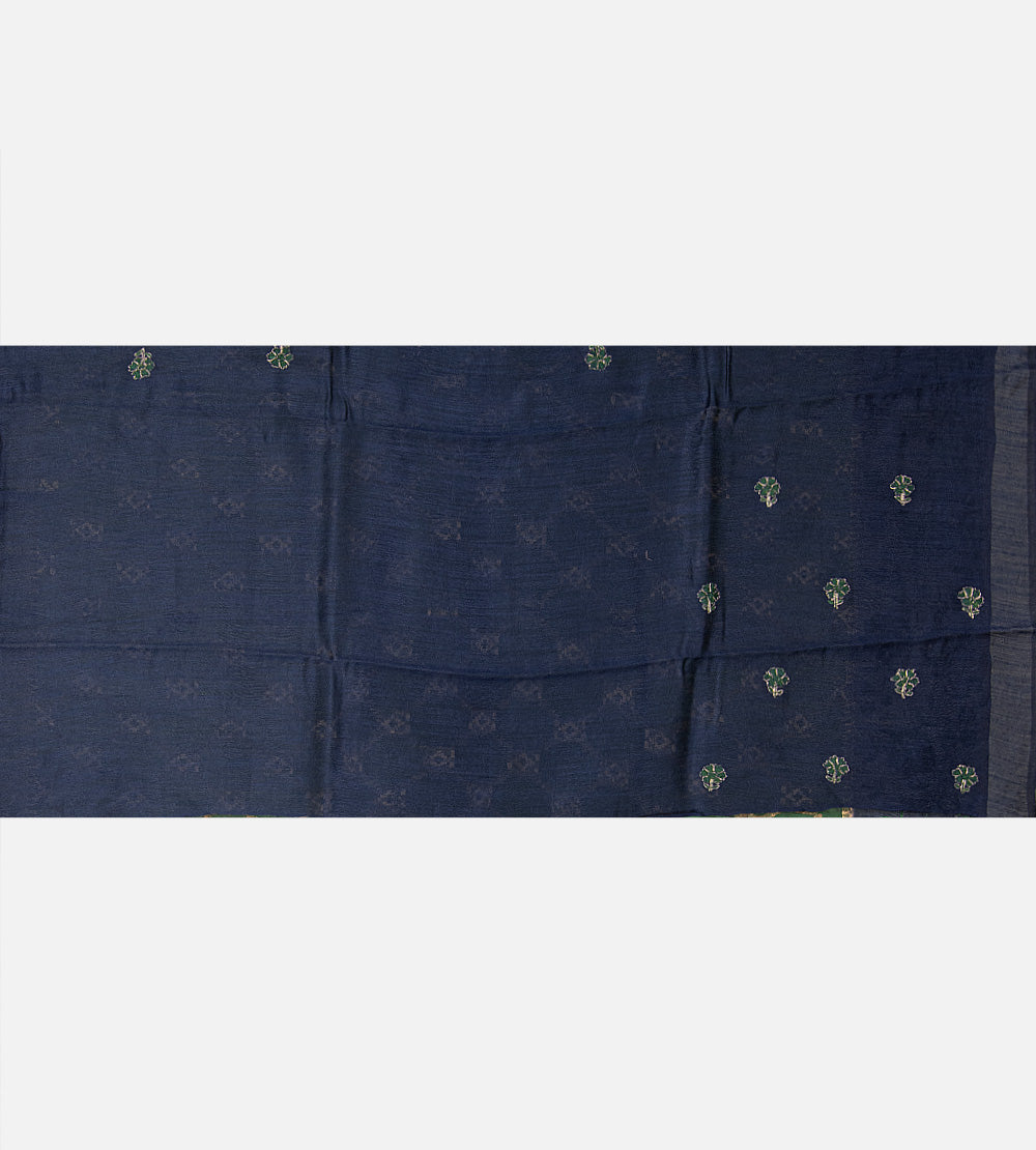 Green Moonga Tussar Saree