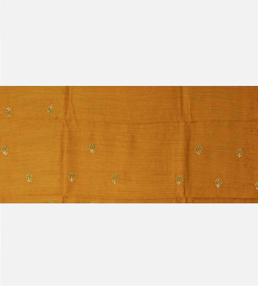 Muted Olive Green Moonga Tussar Saree