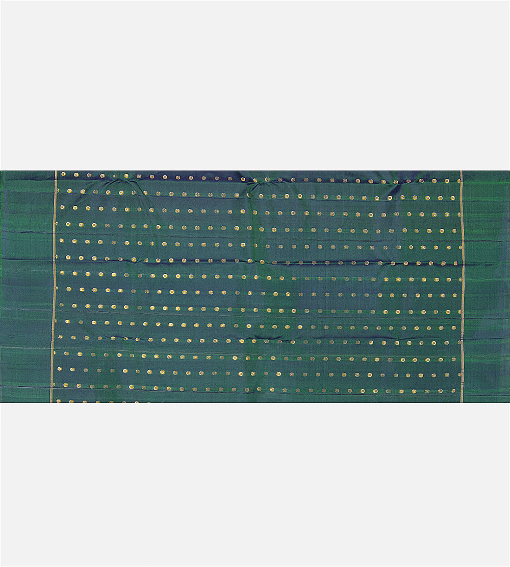 Blue Kanchipuram Silk Saree