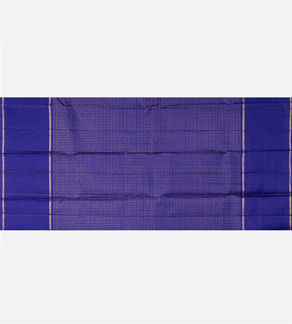 Blue Kanchipuram Silk Saree