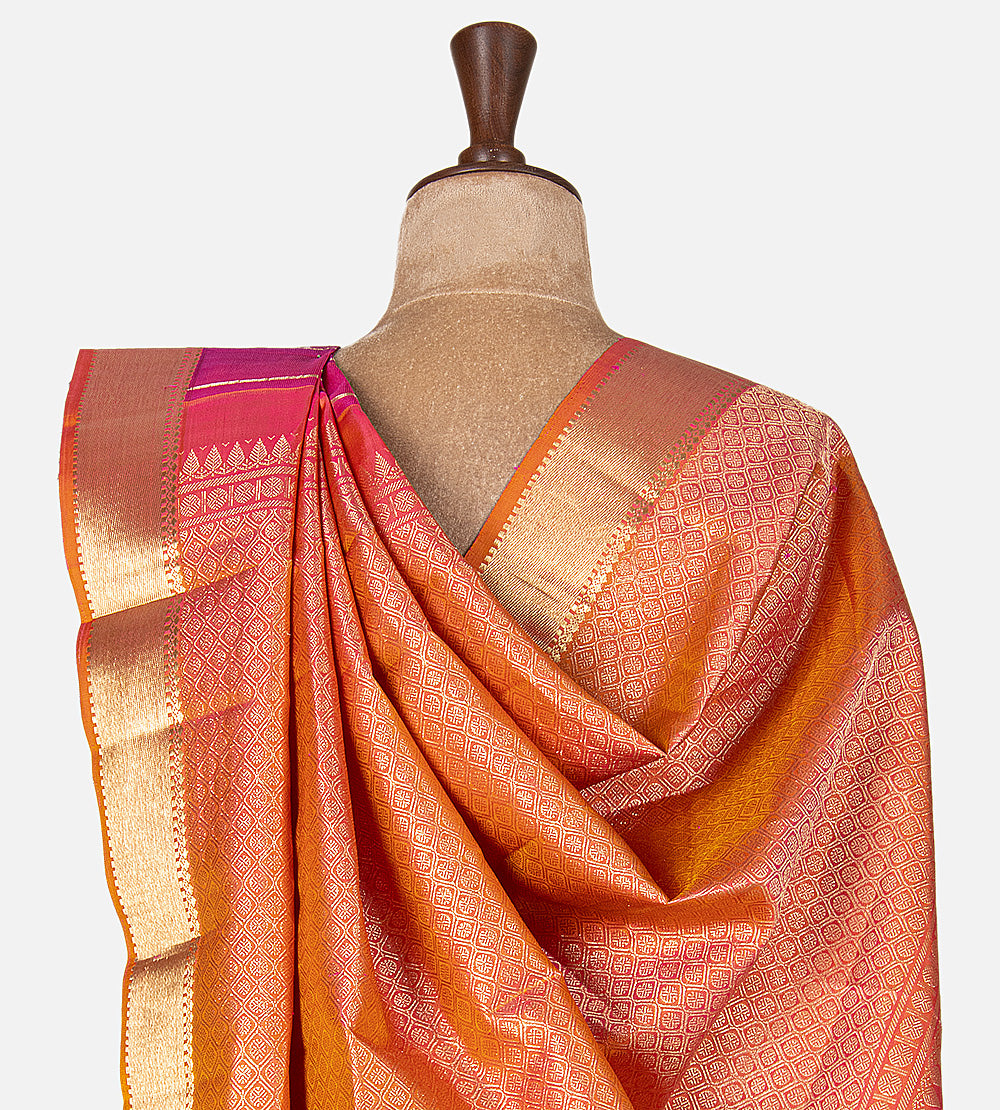 Pink Kanchipuram Silk Saree