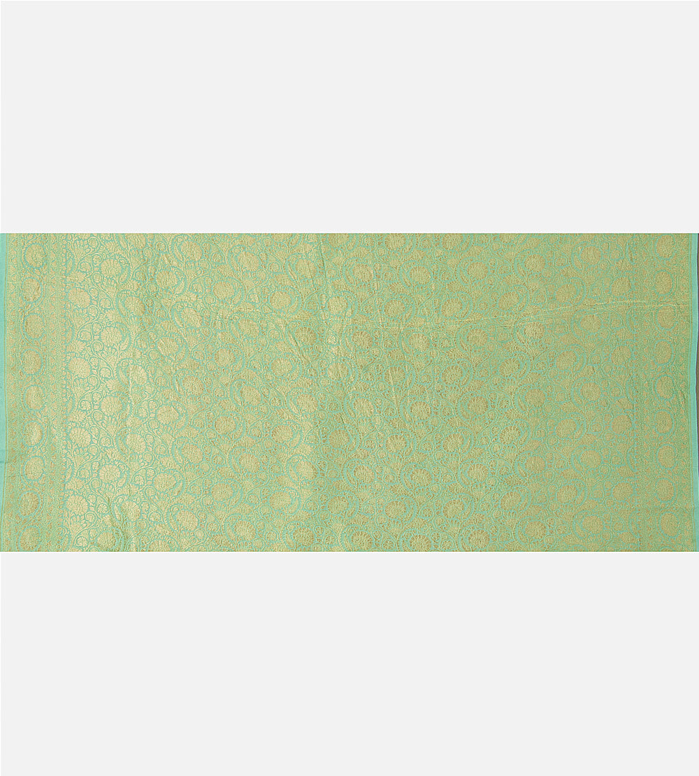 Blue Georgette Saree