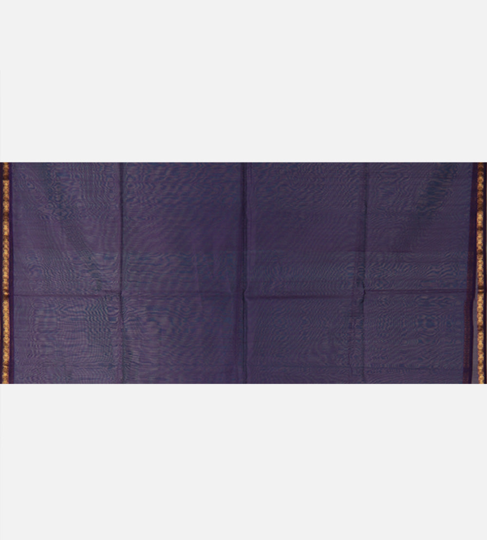 Blue Maheshwari Cotton Saree