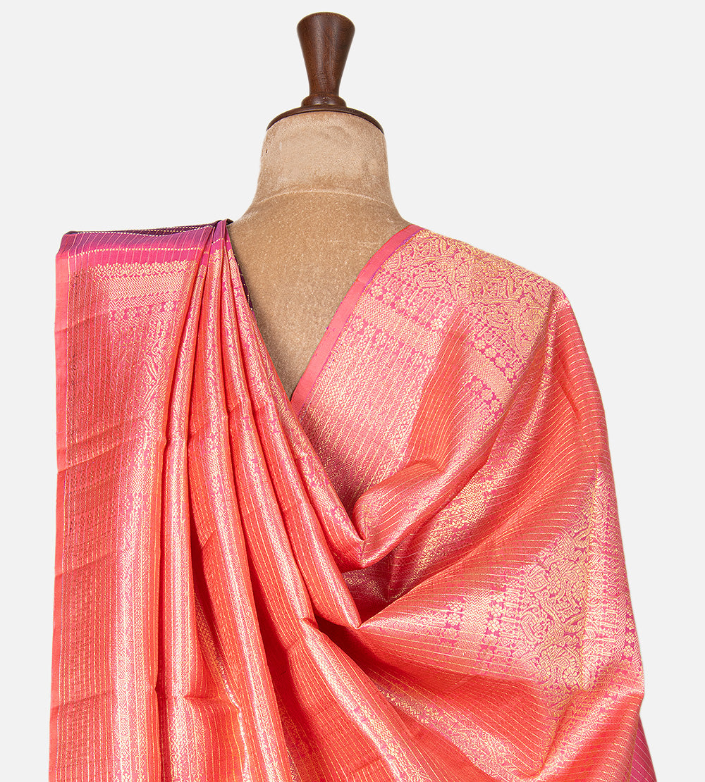 Burgundy Purple Kanchipuram Silk Saree