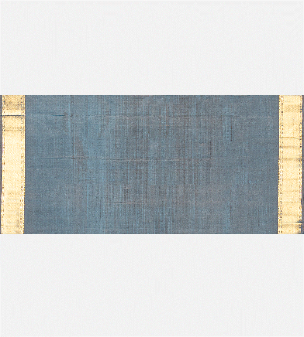 Blue Kanchipuram Silk Saree