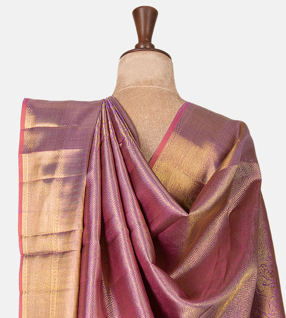Pink Kanchipuram Silk Saree