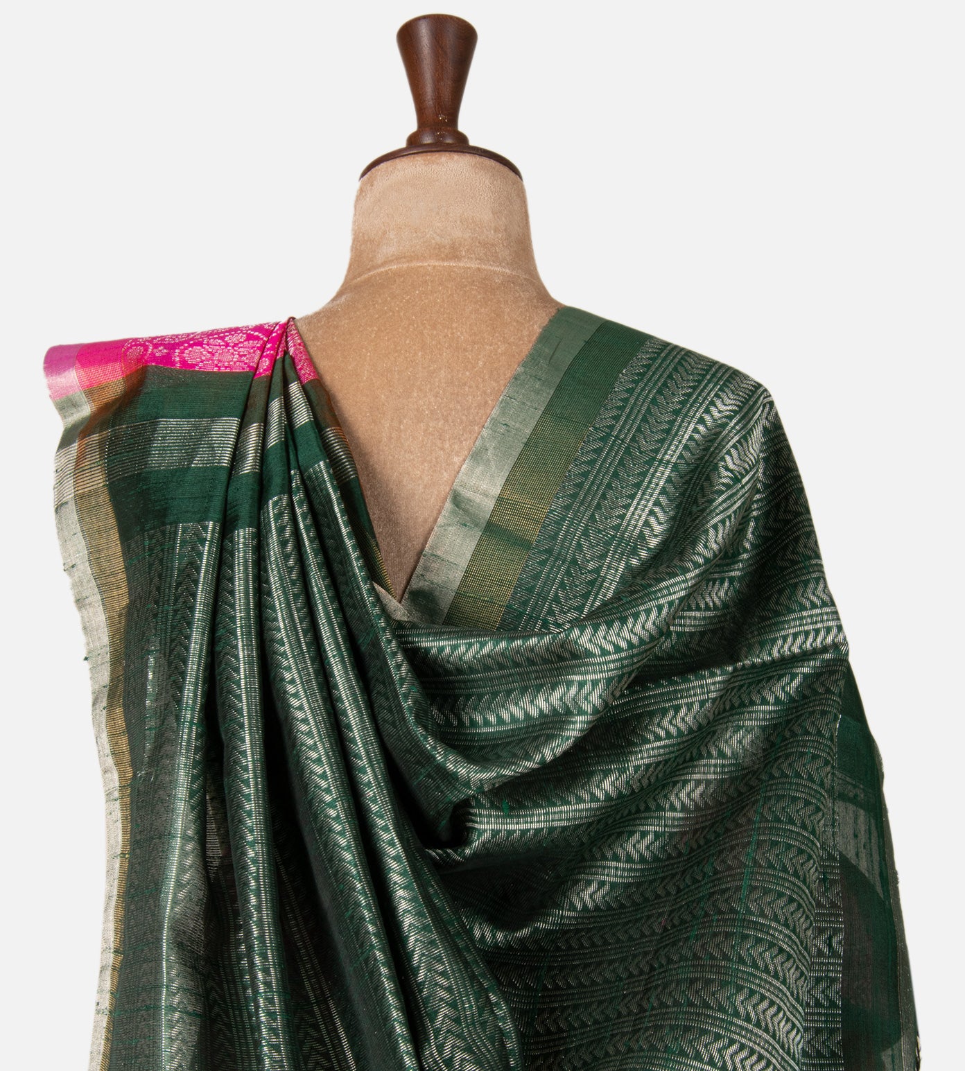 Pink Raw Silk Saree