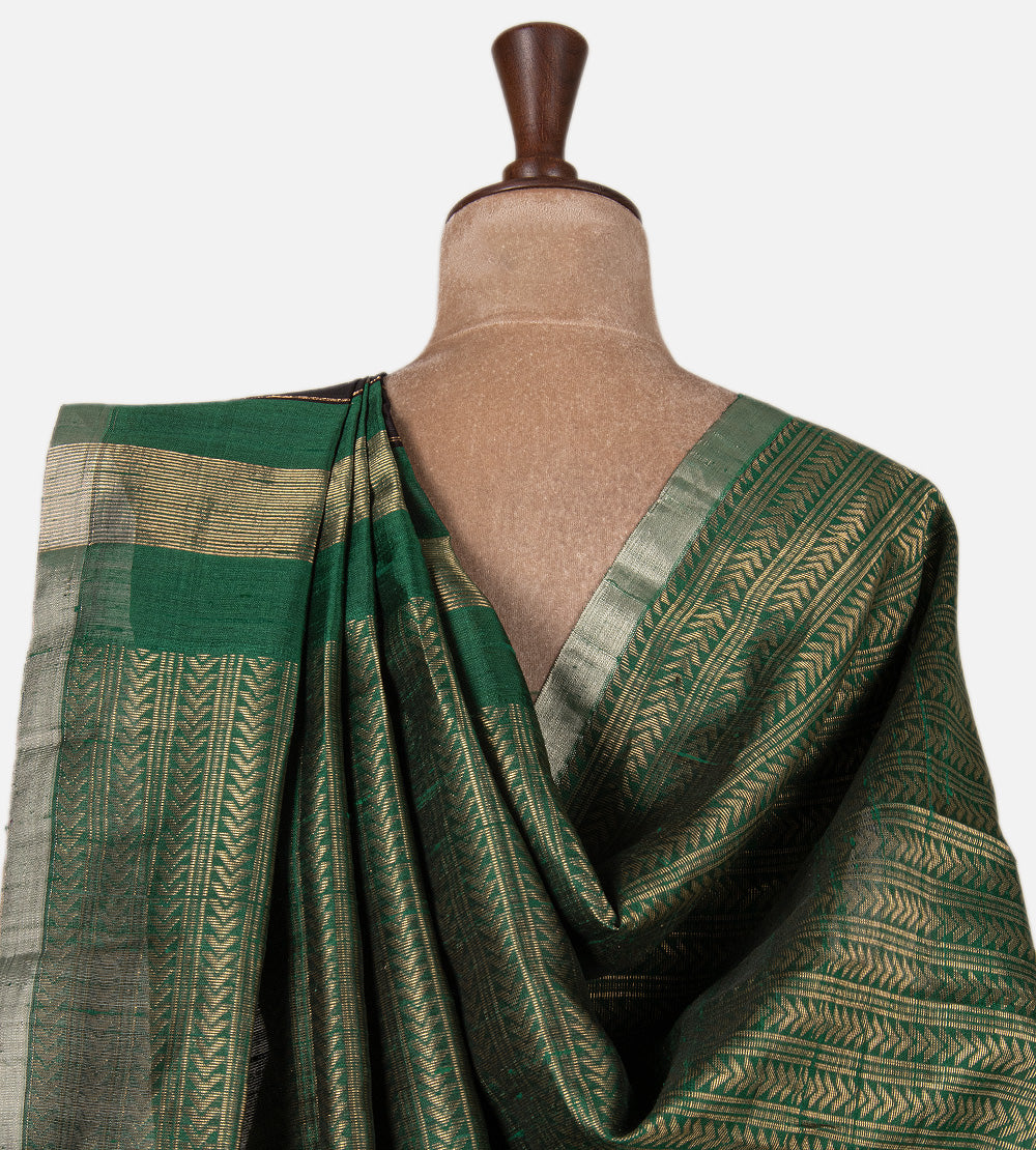 Deep Purple Raw Silk Saree