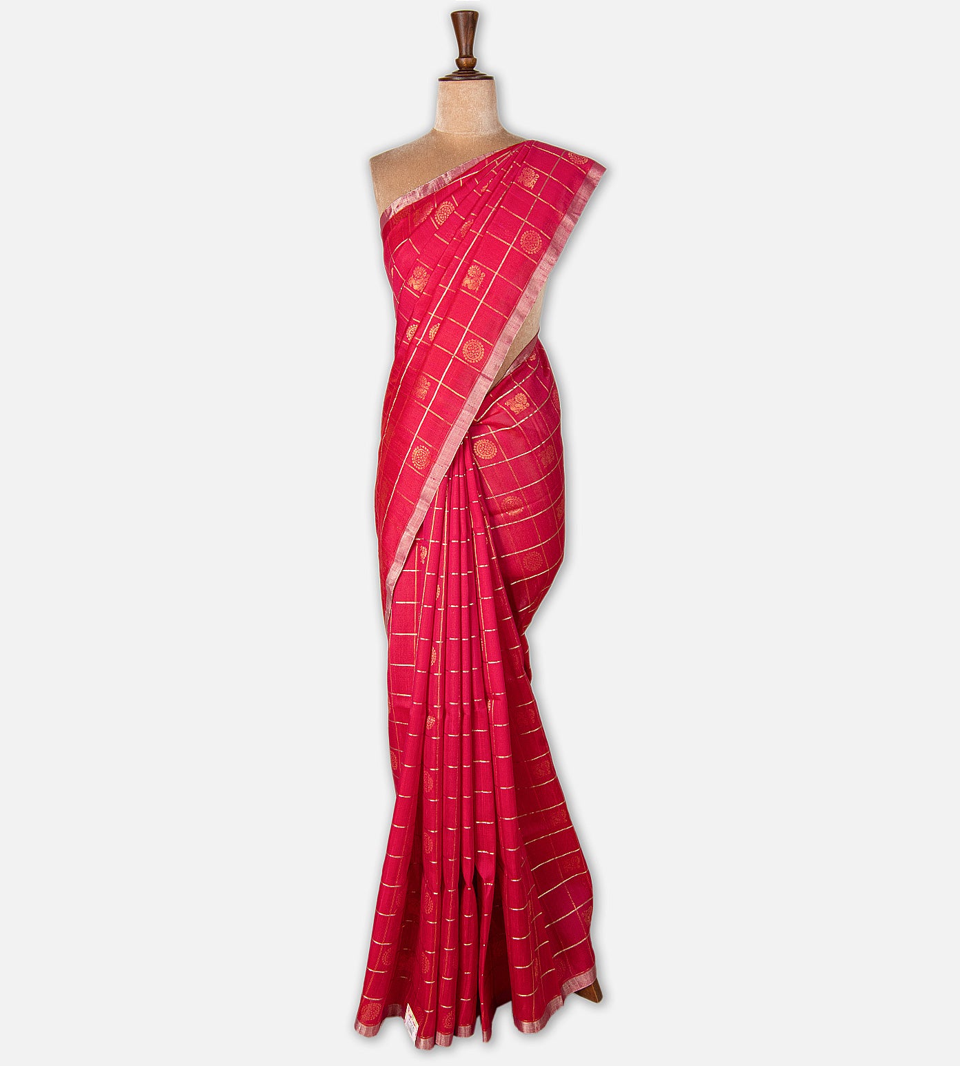 Pink Raw Silk Saree