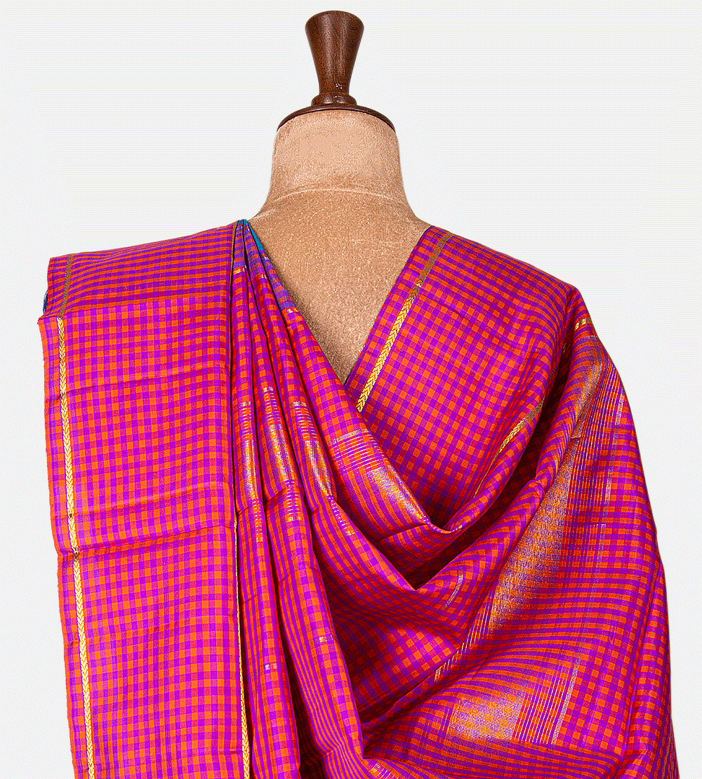 Blue Kanchipuram Silk Saree
