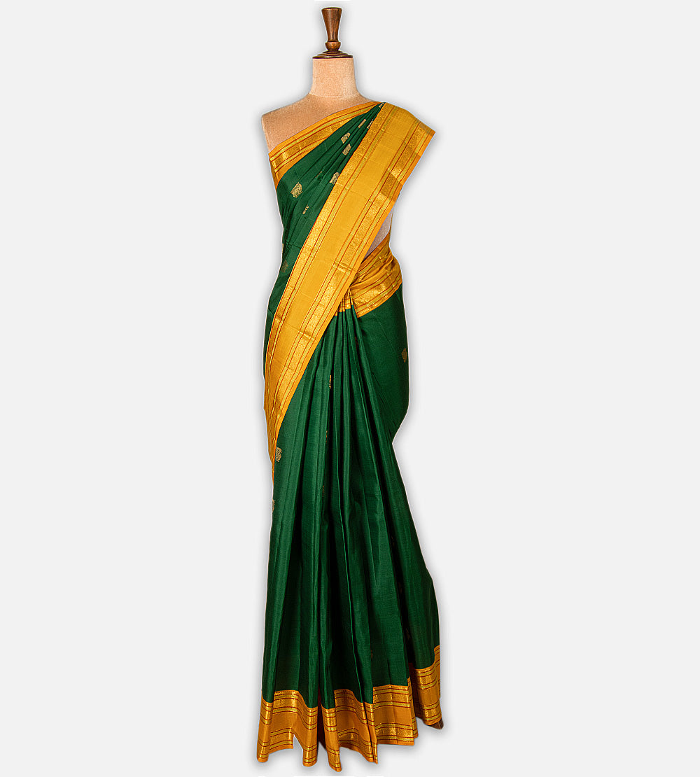 Green Kanchipuram Silk Saree