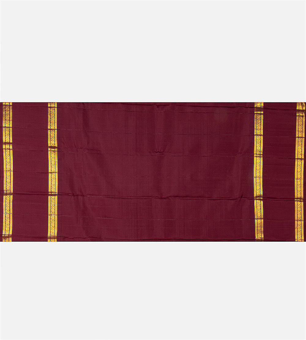 Yellow Kanchipuram Silk Saree