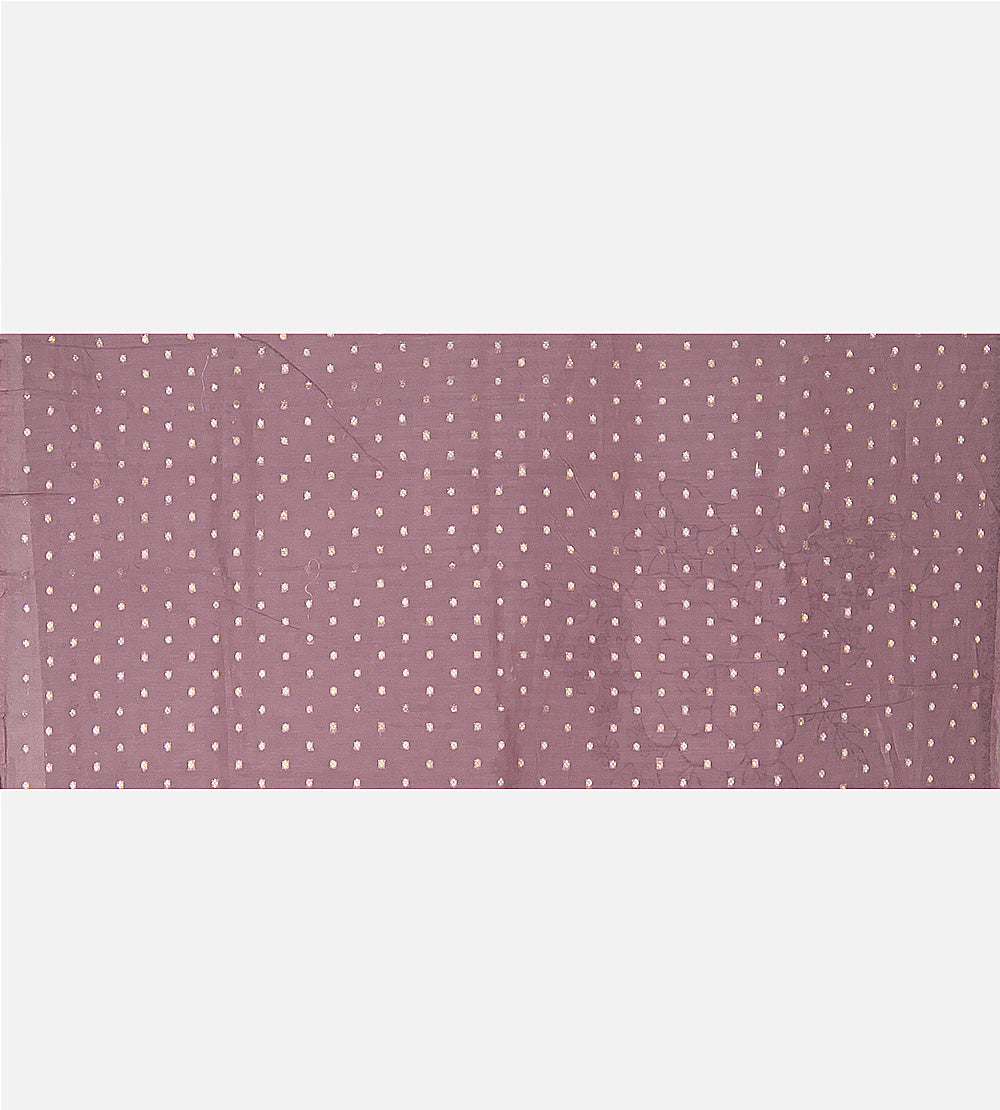 Mauve Organza Saree