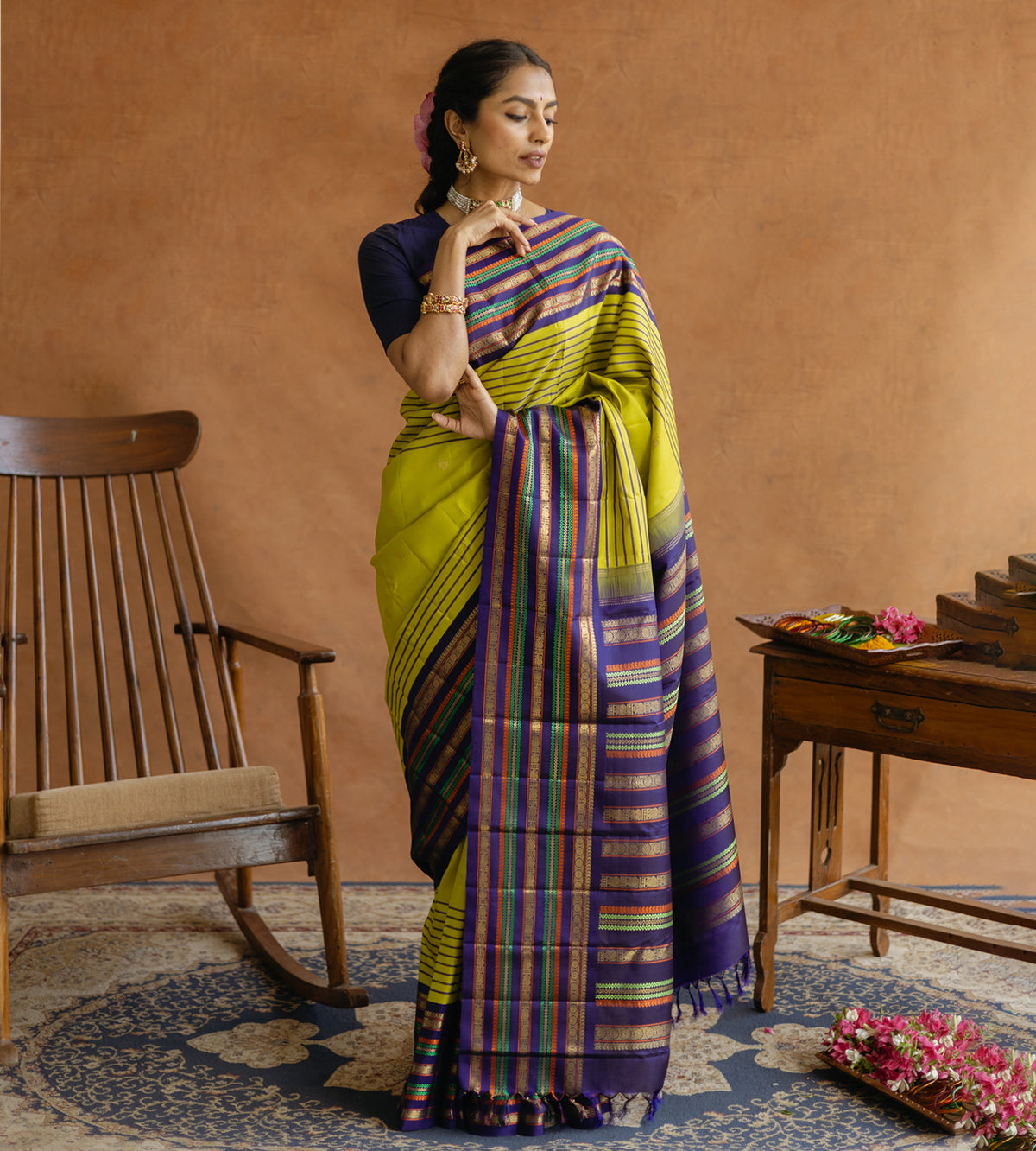 Green Kanchipuram Silk Saree