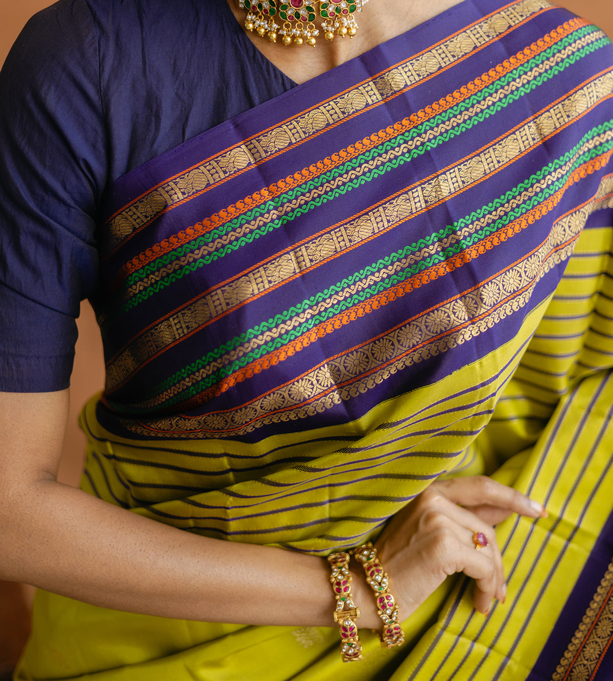 Green Kanchipuram Silk Saree