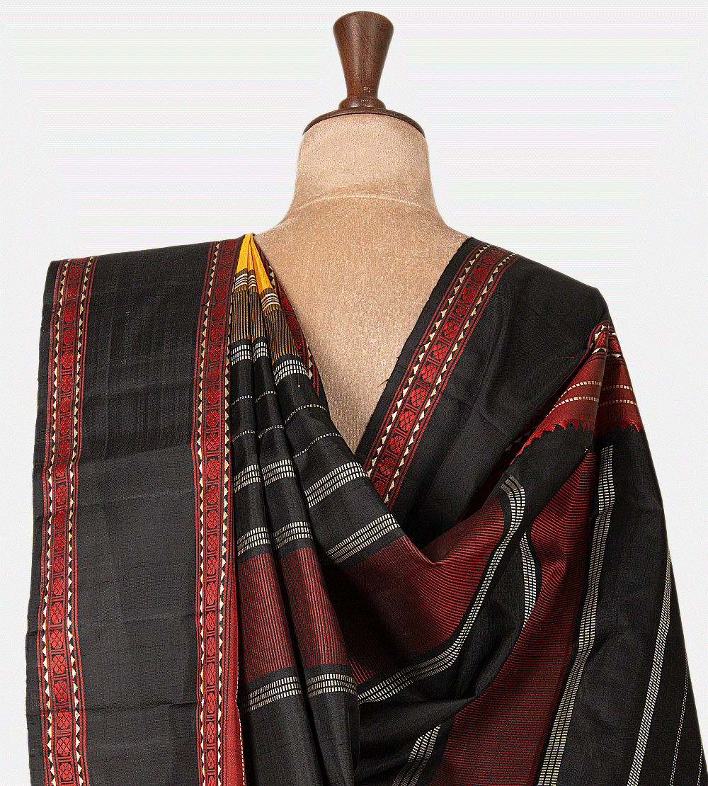 Yellow Kanchipuram Silk Saree
