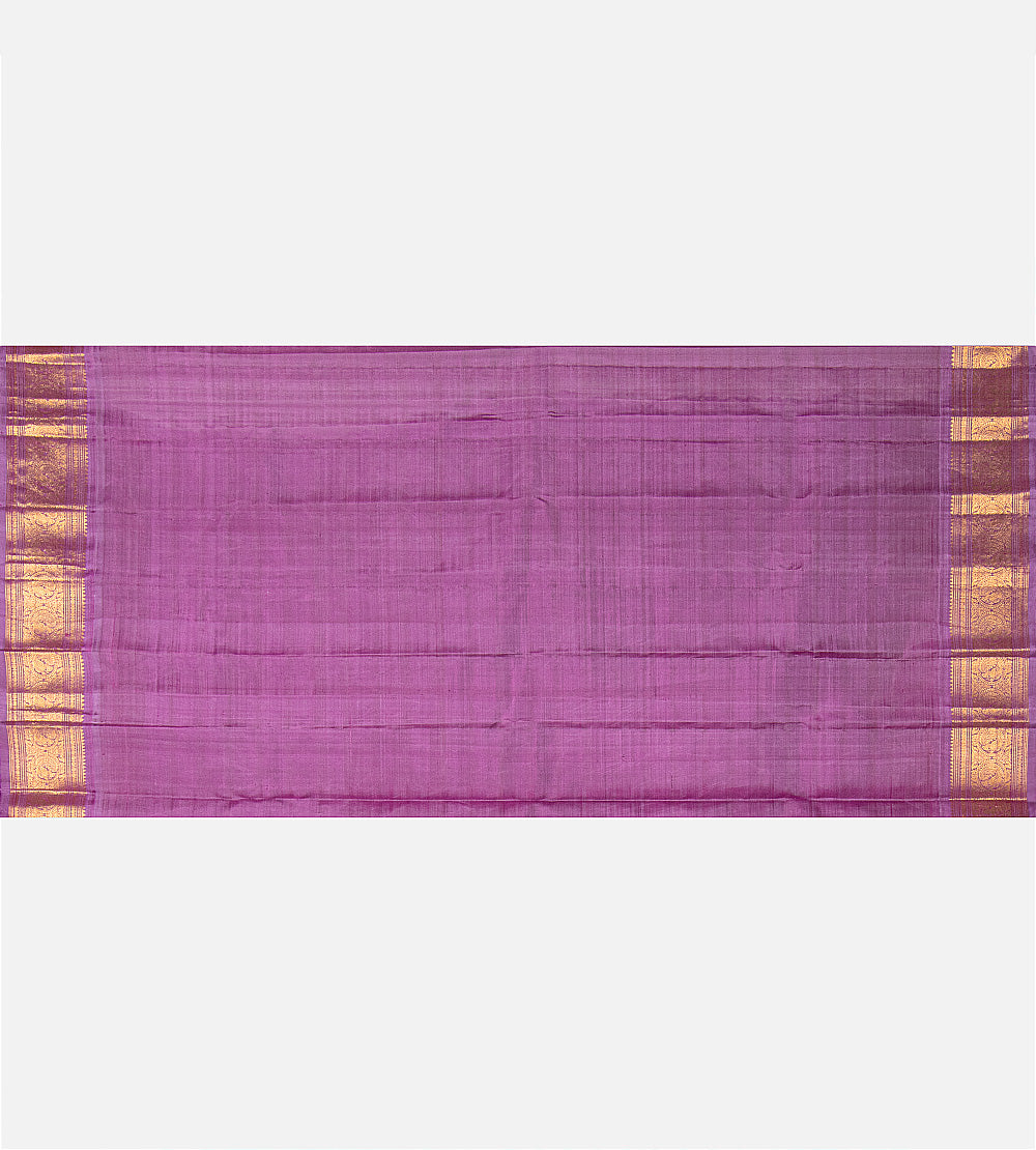 Orange Kanchipuram Silk Saree