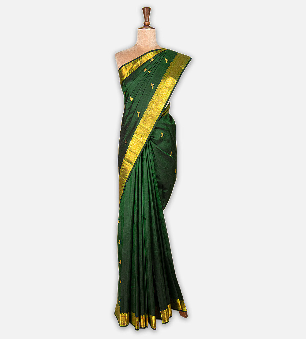 Green Kanchipuram Silk Saree
