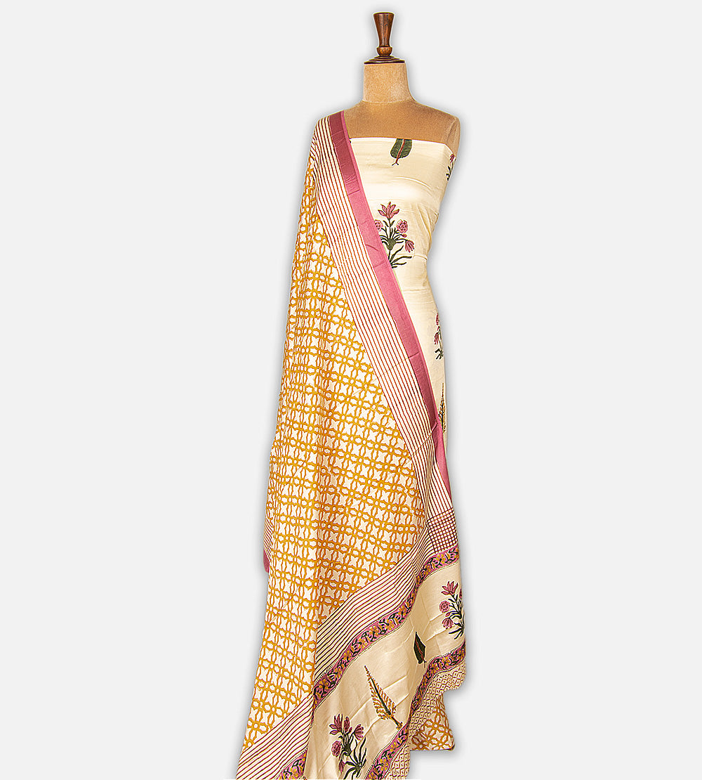 Light Beige Modal Silk Salwar